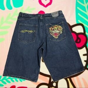 Ed Hardy Dark Blue Denim Jeans